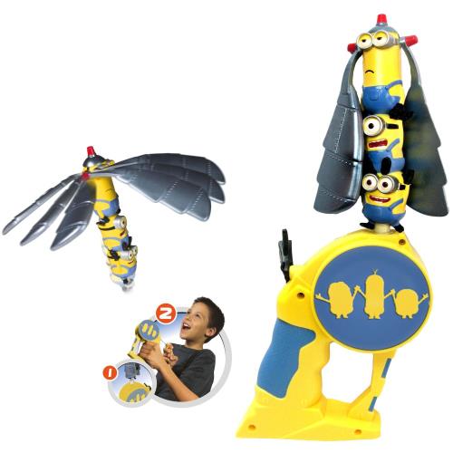 Figurine Flying Heroes Les Minions Bob, Kevin et Stuart