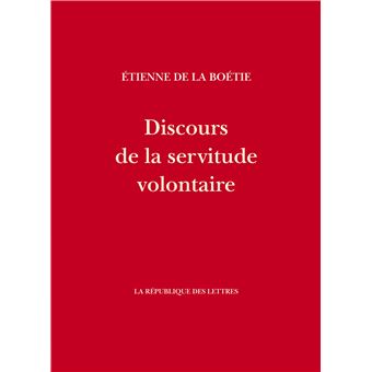 Discours de la servitude volontaire