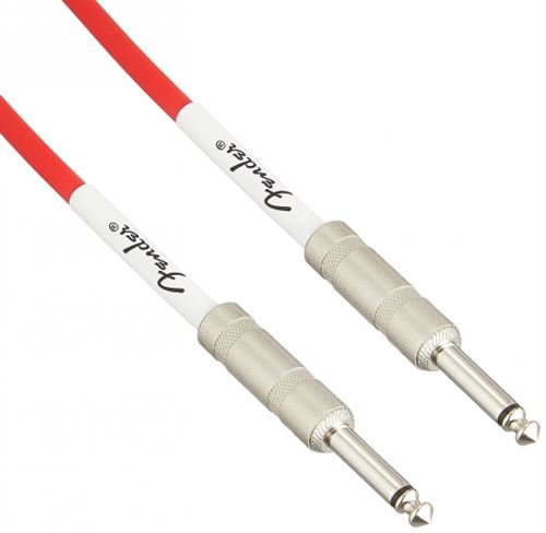 FENDER Cable Jack CALIFONIA 6M CANDY APPLE RED