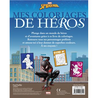 SPIDER-MAN - Mes coloriages de héros - MARVEL