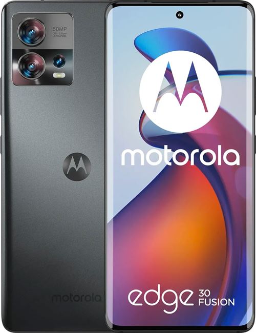 Motorola Edge 30 Fusion - 5G smartphone - double SIM - RAM 8 Go / Mémoire interne 128 Go - écran pOLED - 6.55