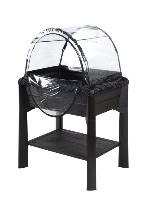 EDA Espace potager + Serre  79x59x80cm Gris Anthracite 