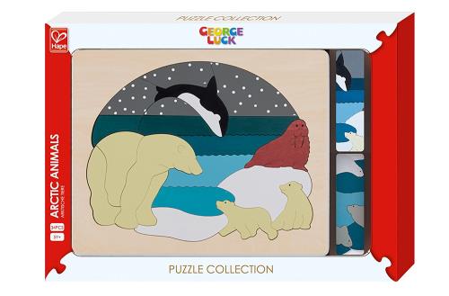 Puzzle 34 pièces Animaux polaires Hape