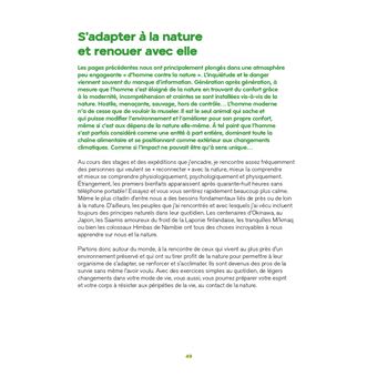 La survie, la nature et moi