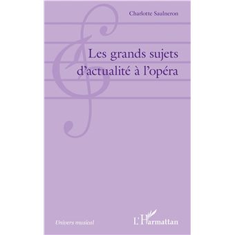 Les grands sujets d'actualité à l'opéra