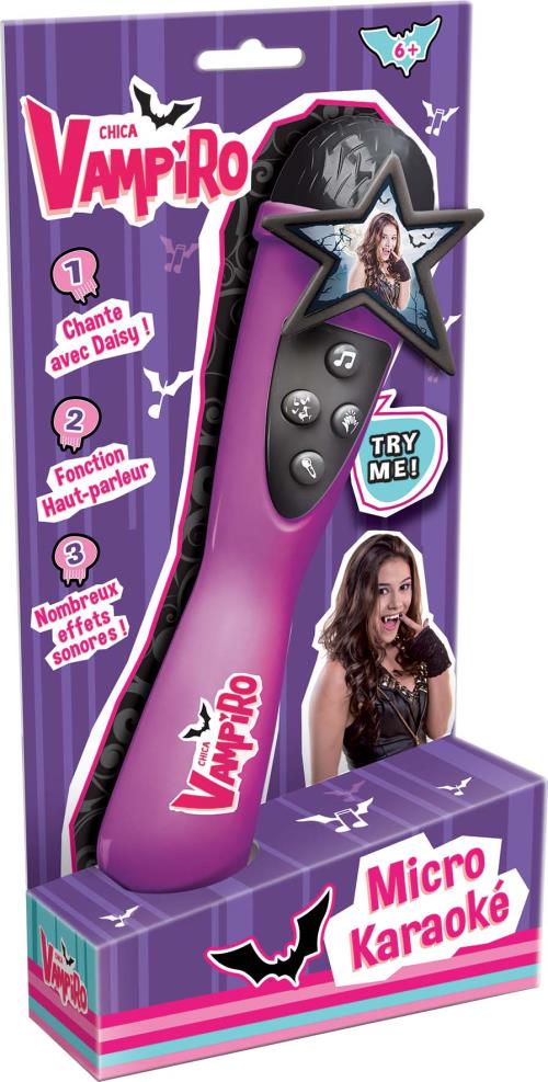Microphone avec fonction Karaoké Chica Vampiro Canal Toys