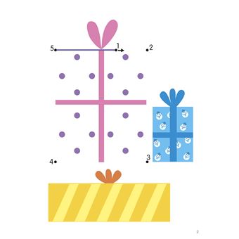 Je relie les points de 1 à 40, Noël