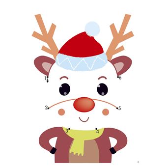 Je relie les points de 1 à 40, Noël