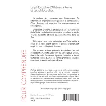 La philosophie d'Athènes à Rome et ses philosophes