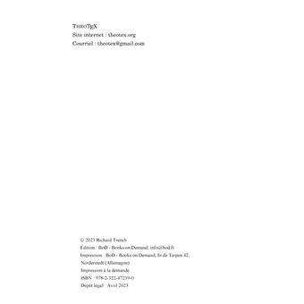 Notes sur les Miracles de Notre Seigneur