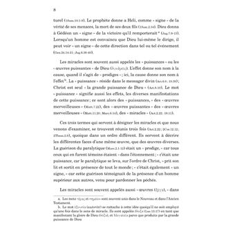 Notes sur les Miracles de Notre Seigneur