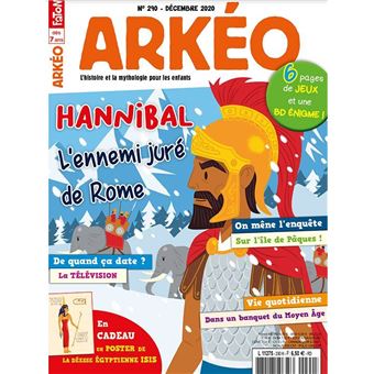 Arkéo Junior n°290 - Hannibal - Décembre 2020