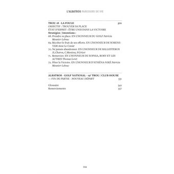 L'albatros parcours de vie