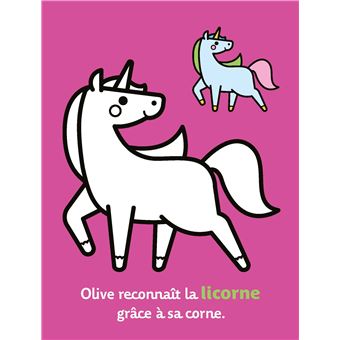 Je colorie sans dépasser avec Olive - Olive et les créatures magiques