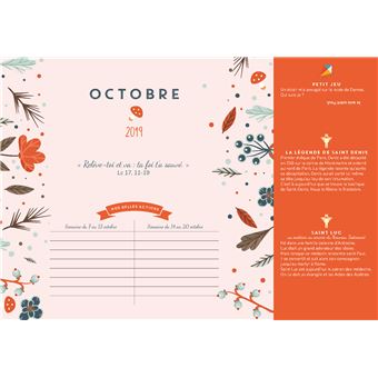 Le calendrier chrétien de la famille