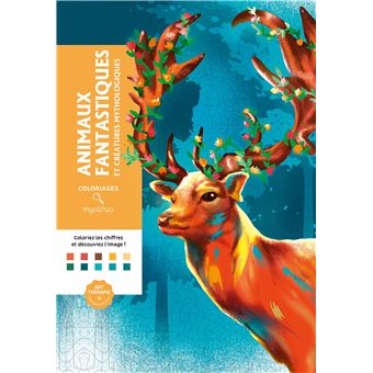 Coloriages mystères - Animaux fantastiques et créatures mythologiques