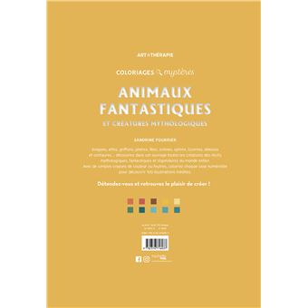 Coloriages mystères - Animaux fantastiques et créatures mythologiques