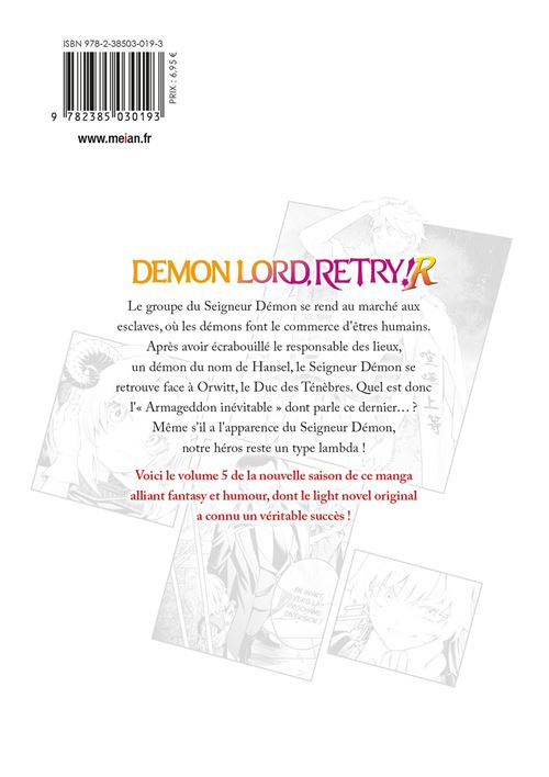 Demon Lord, Retry! - Tome 5 - Livre (Manga) - Meian - Kurone