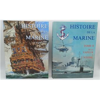 Coffret histoire de la marine Tome 1 et 2