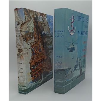 Coffret histoire de la marine Tome 1 et 2