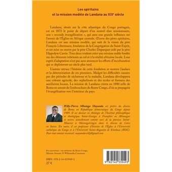 Les spiritains et la mission modèle de Landana au XIXe siècle
