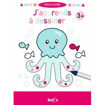 Les p'tits futés (wipe and clean) - J'apprends à dessiner 3+