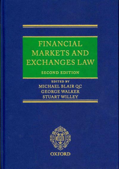 Financial markets and exchanges law