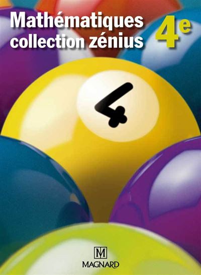 Zenius 4e mathematiques grand format