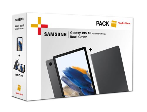 Pack Tablette Samsung Galaxy Tab A8 10.5 128 Go Dark Grey + Housse -  Tablette tactile