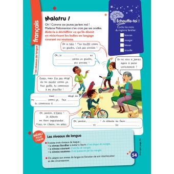 Réviser en vacances de la 6e vers la 5e - 120 jeux sur tout le programme