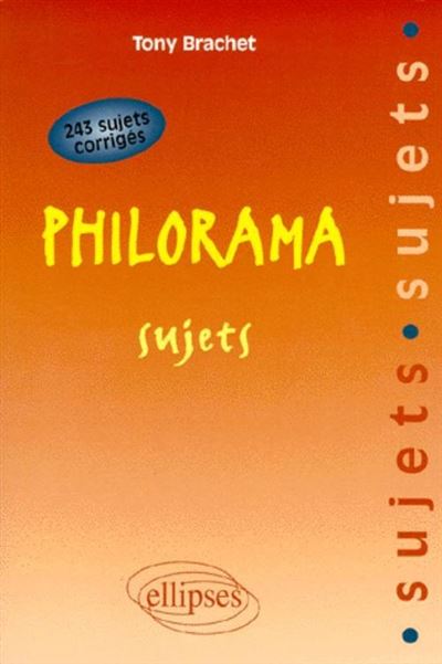 Philorama - Sujets