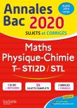 Annales Bac 2020 Maths Physique-Chimie Tles STI2D-STL