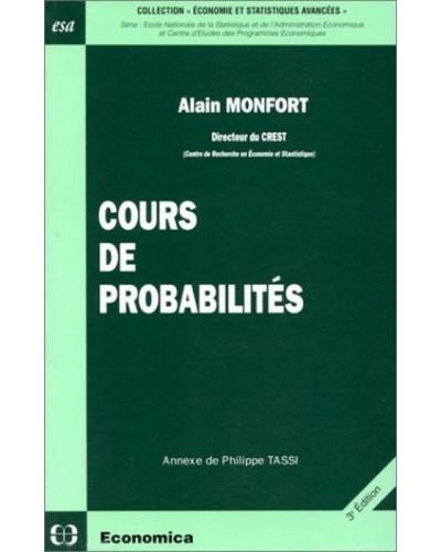 Cours de probabilité - Alain Monfort - (donnée non spécifiée)
