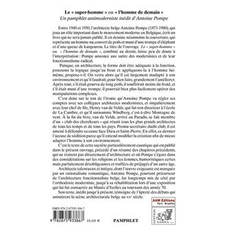 Le super-homme ou l'homme de demain