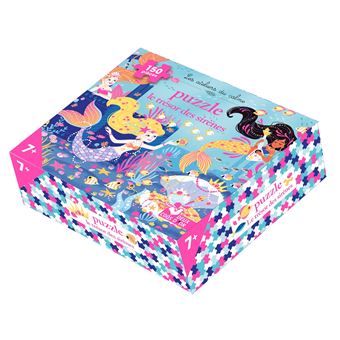 Puzzle sirenes 24 pièces Janod - Dès 3 ans - Dans sa valise