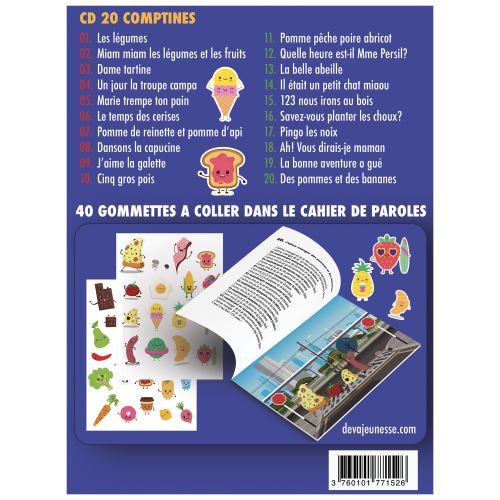 Comptines Des Droles D Aliments Collectif Cd Album Achat Prix Fnac