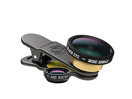 Black Eye Smartphone Lens - HD Combo : Wide Angle + HD Macro