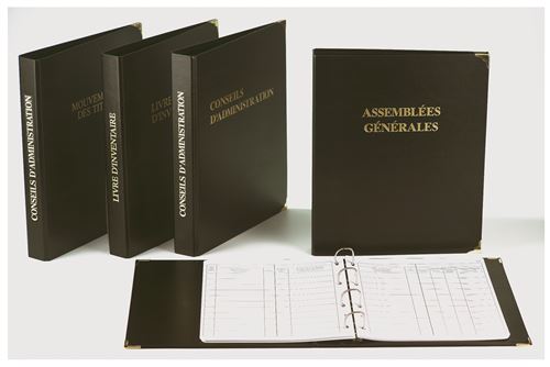 Classeur à 4 anneaux Exacompta Conseil d'administration