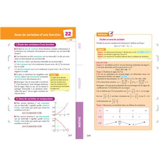 Fiches bac Mes 3 spécialités 1re générale : Maths, SES, HGGSP