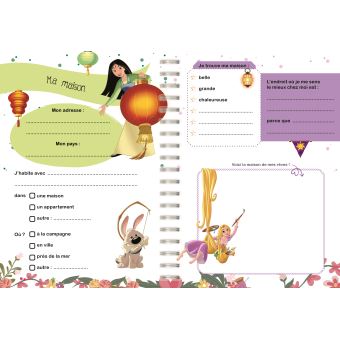 Disney Princesses Le journal de mes 6 ans