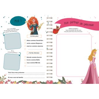 Disney Princesses Le journal de mes 6 ans