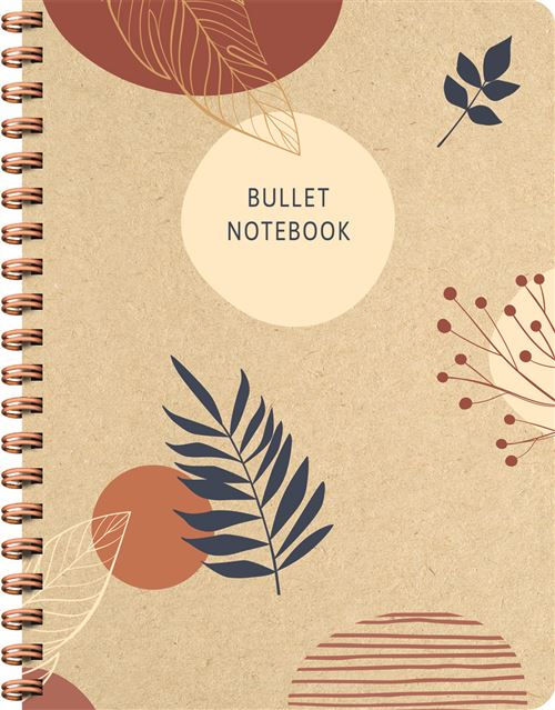 BOTANICAL KRAFT SPIRAALBOEK GROOT (BULLET) / BOTANICAL KRAFT