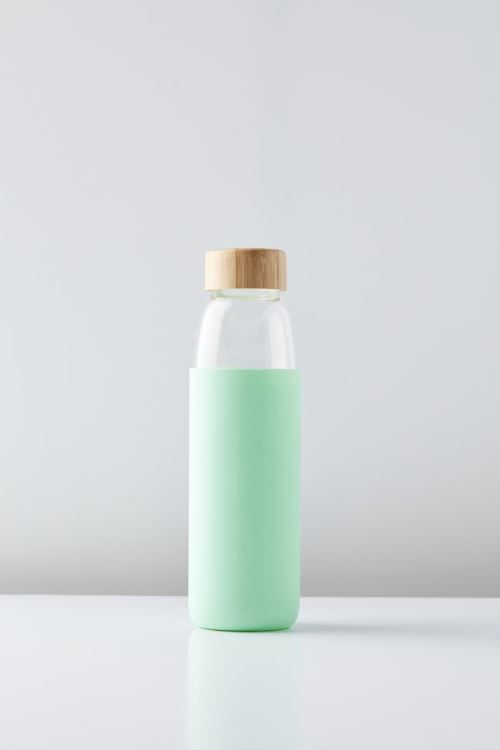 Point-Virgule Glass Bottle Mint Green 580ML