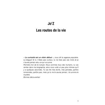 Jo'Z Les routes de la vie
