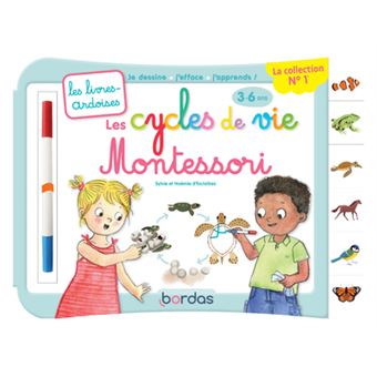 Les livres-ardoises - Les Cycles de vie Montessori