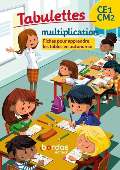 Tabulettes multiplication CE1-CM