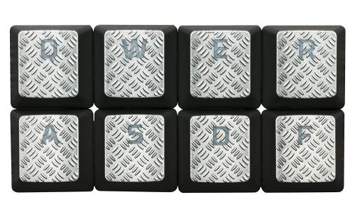 HYPERX FPS & MOBA GAMING KEYCAPS UPGRADE KIT - TITANIUM