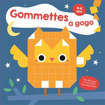 Le hibou Gommettes à gogo