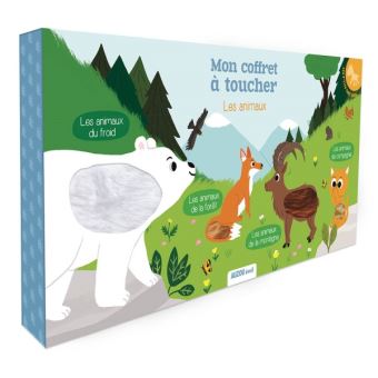 Les p'tits tout doux - mon coffret à toucher - les animaux