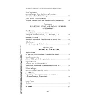 Le corps des souverains dans les mondes hellénistique et romain